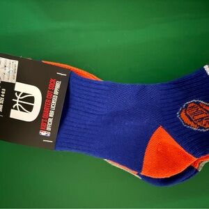 New York Knicks Kids Blue and Orange Sports Socks